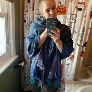 Purple and Blue Shawl